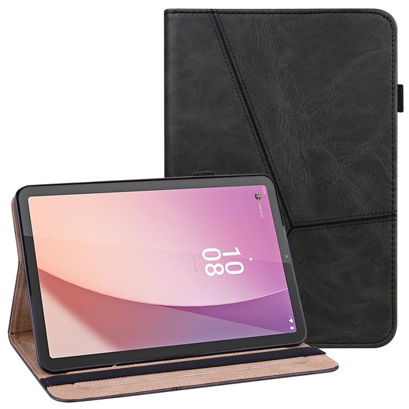 Rustik Læder Flipcover til Lenovo Tab M9, med Stand og Kortholder