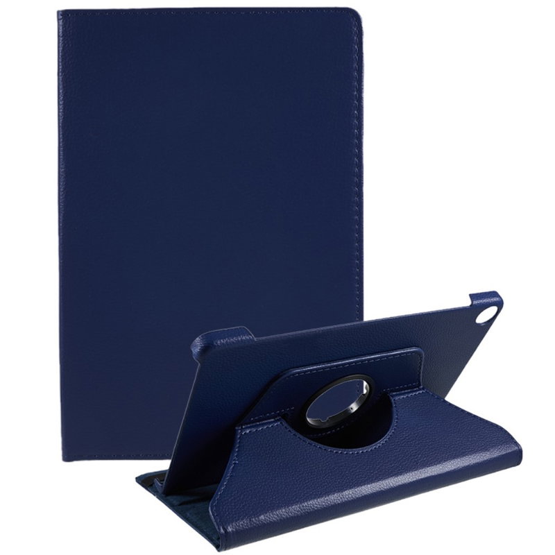 Litchi Flip Cover til Lenovo Tab M10 Gen 3 (TB328)-Mørkeblå