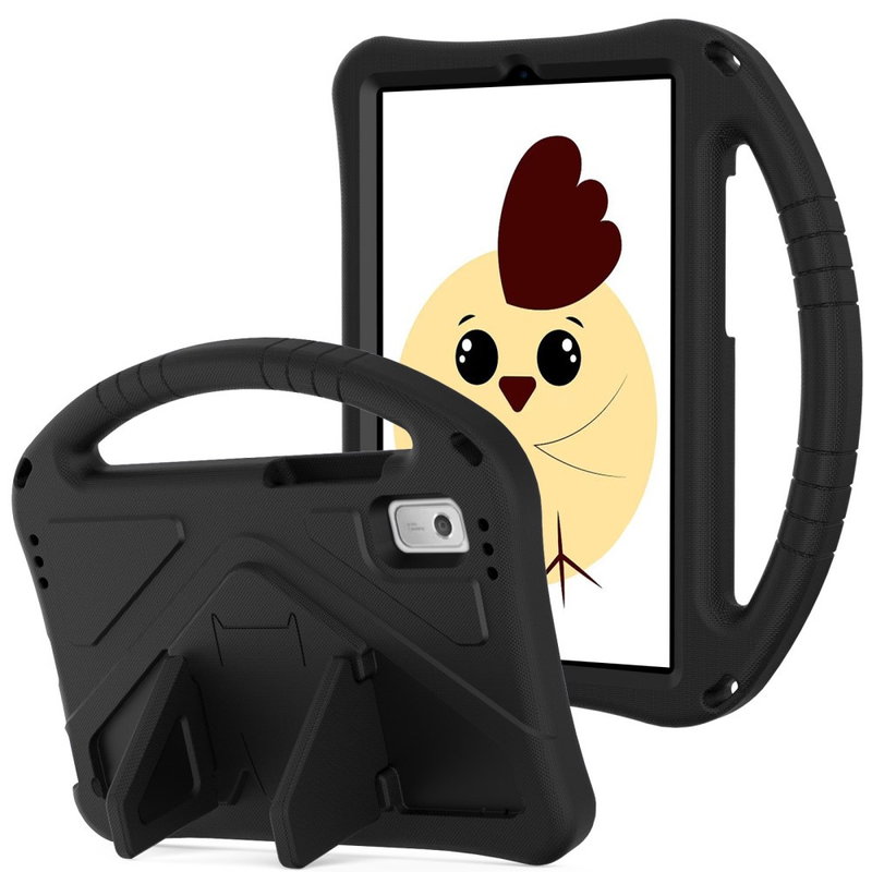 Sort Case med Stand og Håndtag til Lenovo Tab M9