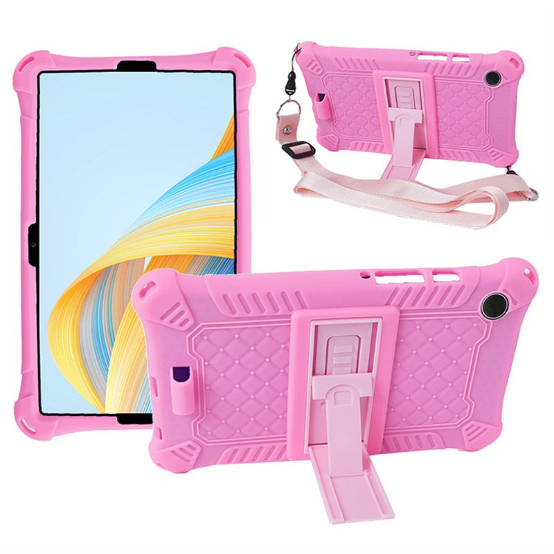 Silikone Børne Cover med Stand & Strop til Samsung Galaxy Tab A9