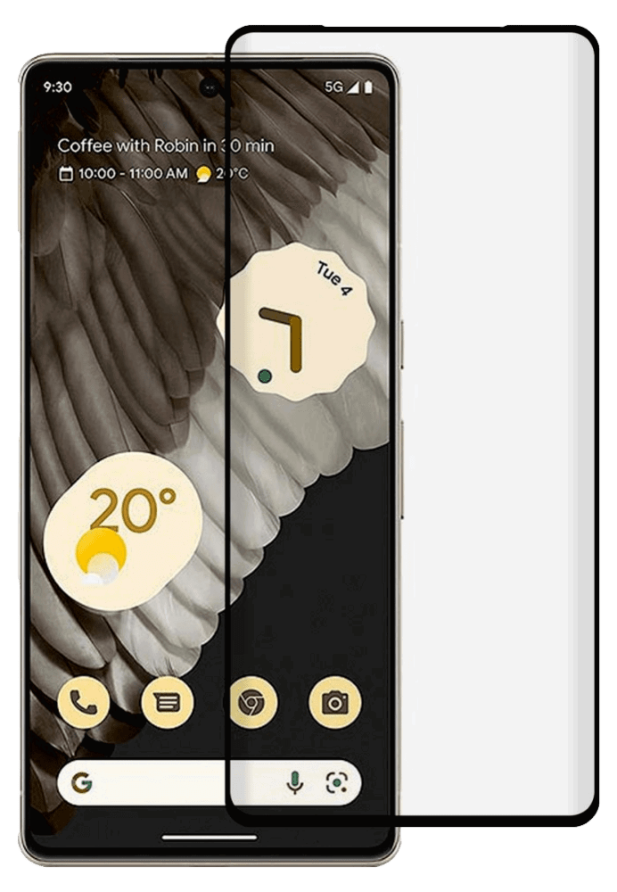 Google Pixel 7 Pro Beskyttelsesglas med Kant / Skærmbeskyttelse