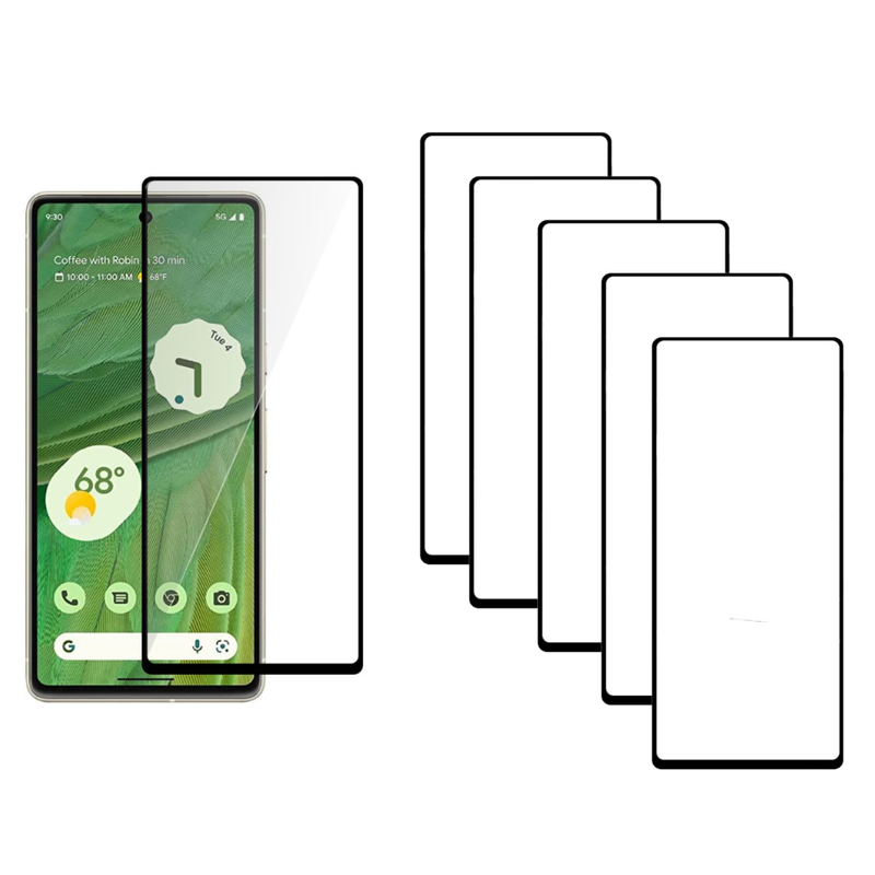 5 Stk Beskyttelsesglas / Skærmbeskyttelse / 3D Glas til Google Pixel 7a
