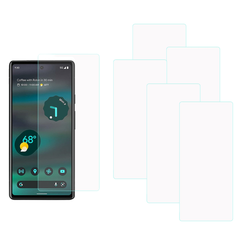 5 Stk Beskyttelsesglas / Skærmbeskyttelse / Glas til Google Pixel 7a