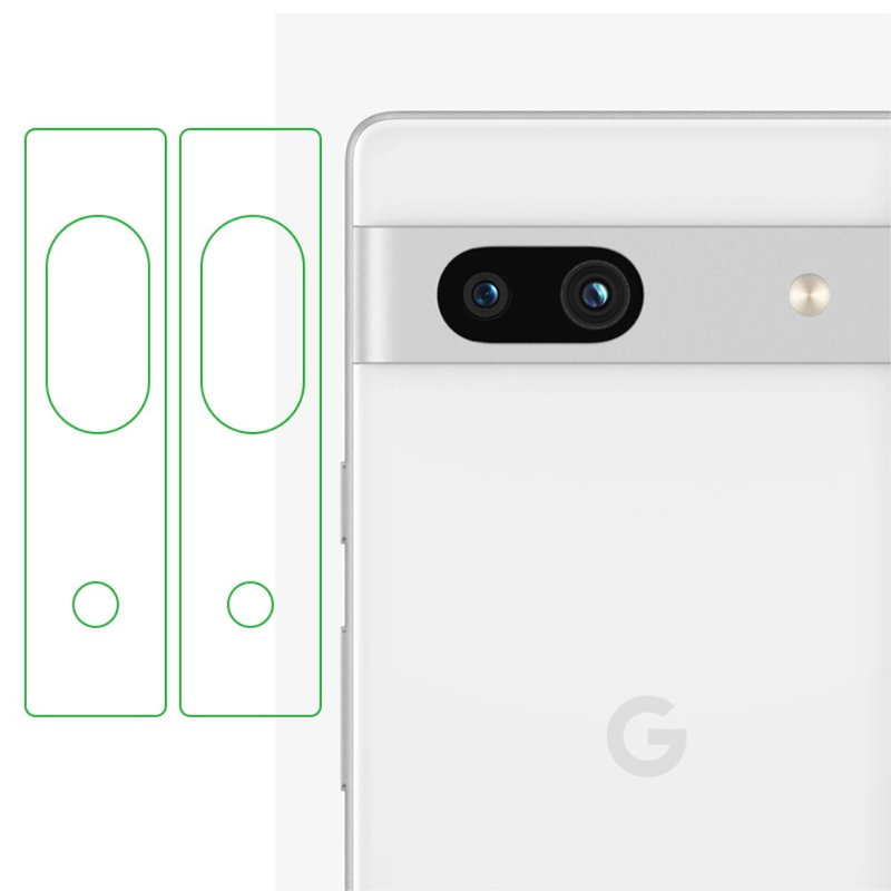 2 stk Kamera Skærmbeskyttelse / Beskyttelsesglas til Google Pixel 7a