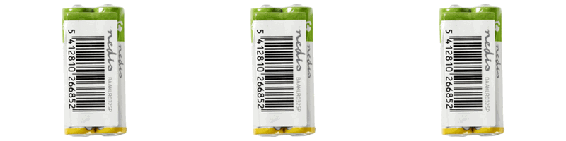 3x 2-Pak AAA Batterier