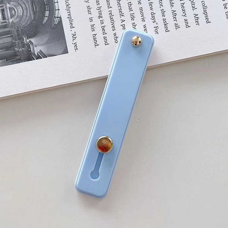 Silikone Finger Grip / Strap til Smartphone-Lyseblå