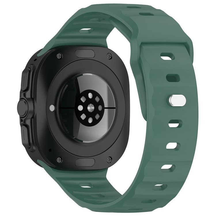 Samsung Galaxy Watch Ultra 47mm Silikone Rem - Mørkegrøn