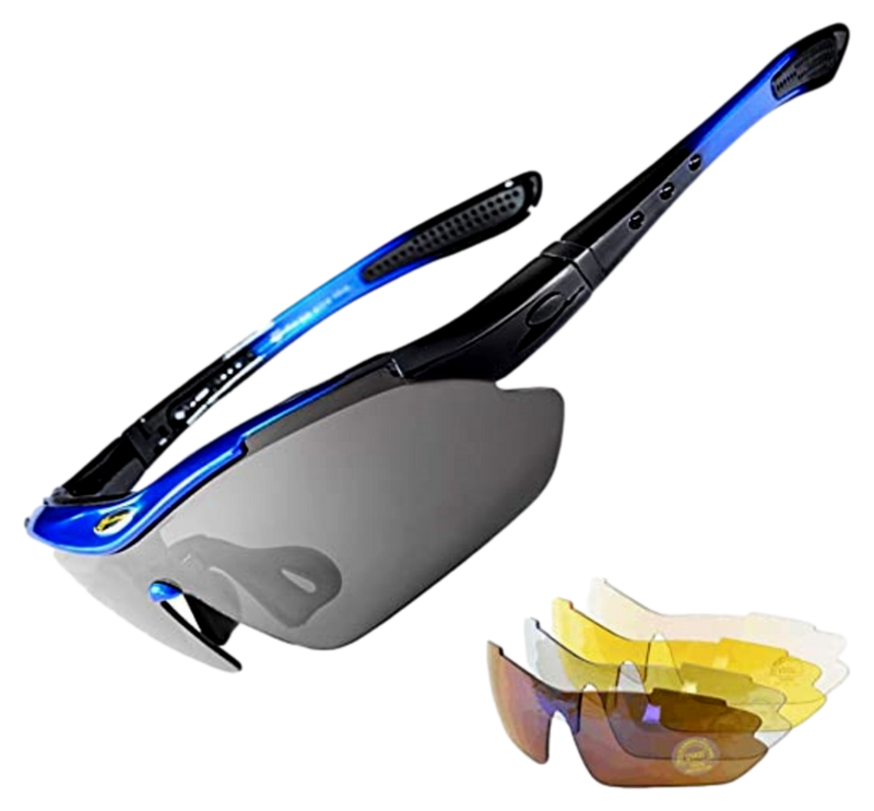 RB Echo Fiskebriller med 5 linser - Blå