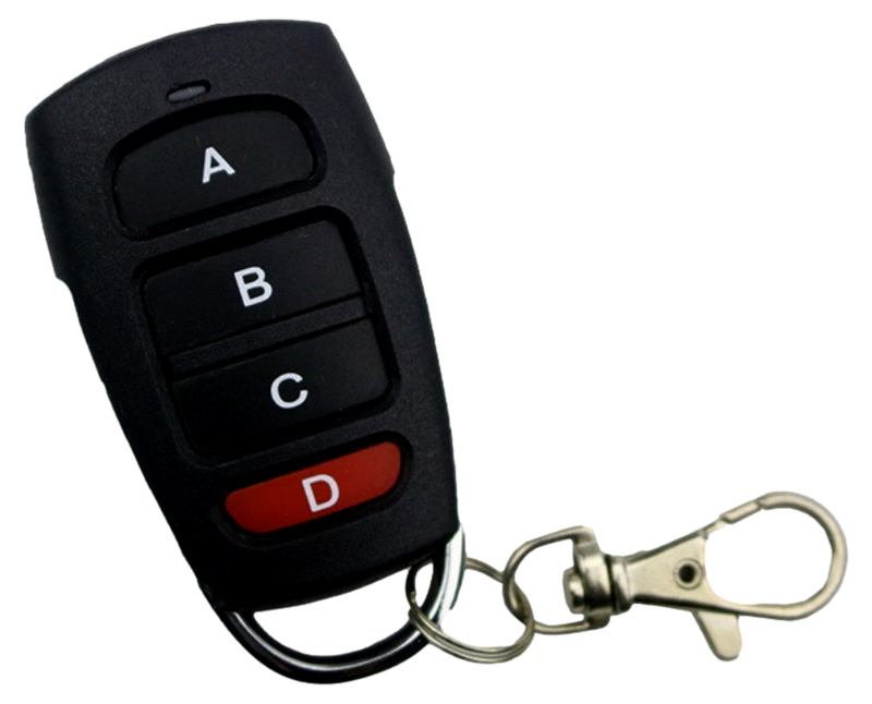Universel 433 MHz Kodekloner Fjernbetjening - 4 Kanaler