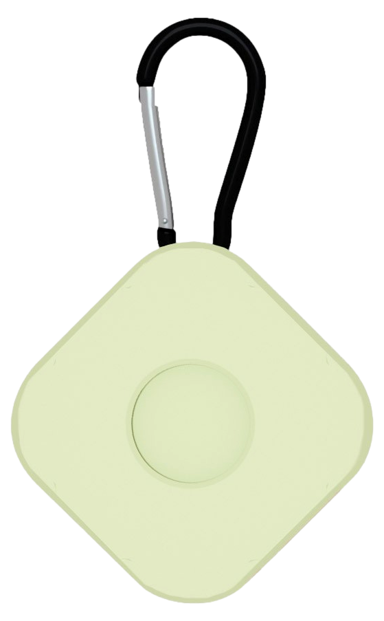 Stødabsorberende Silikone Cover til Apple AirTags-Lysegrøn