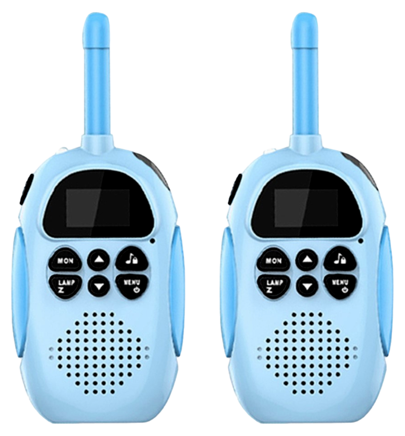 Børne Walkie Talkies m. Indbygget Batteri -Blå