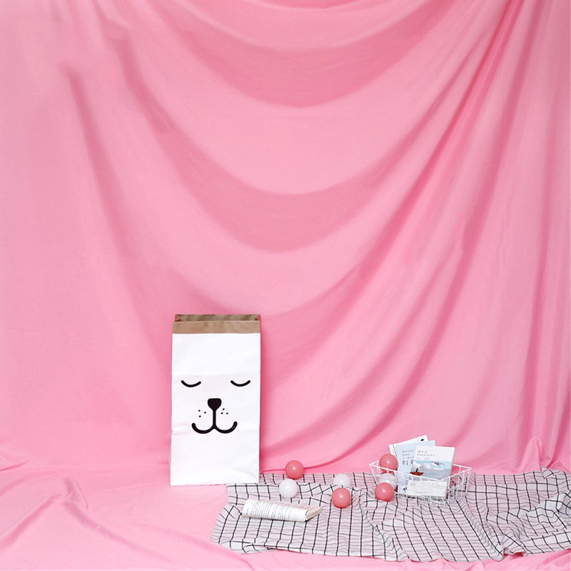 Foto Baggrund i Stof 300 x 300 cm-Pink