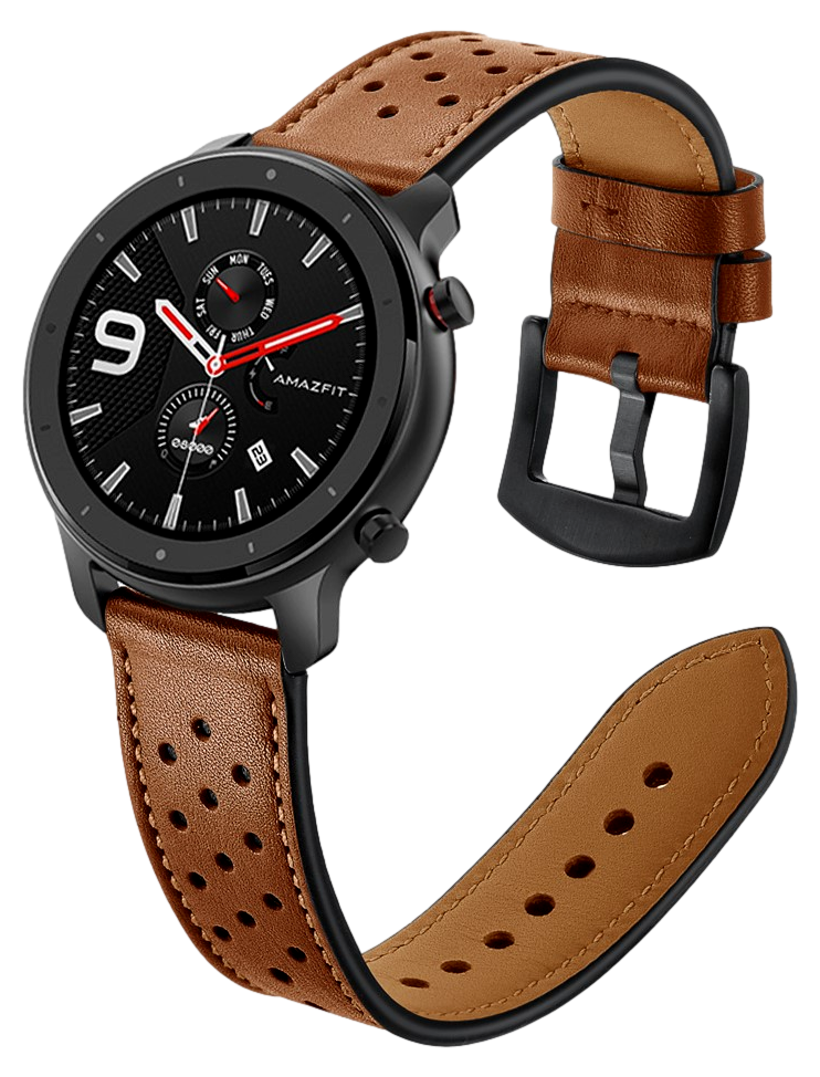 Lusso rem til Garmin Vivomove Style / Luxe - Brun