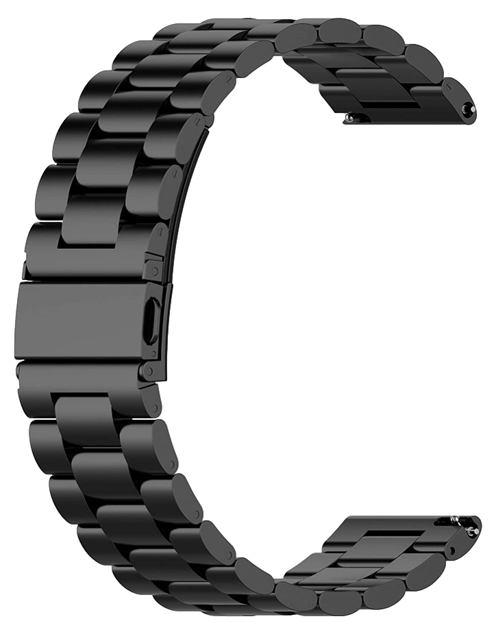 Femzano Rem i Rustfrit Stål til Huawei Watch GT 4 / 5 41 mm - Sort