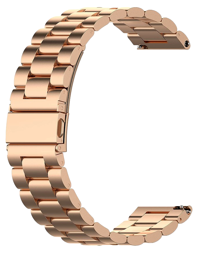 Femzano Rem i Rustfrit Stål til Huawei Watch GT 4 / 5 41 mm - RosaGuld