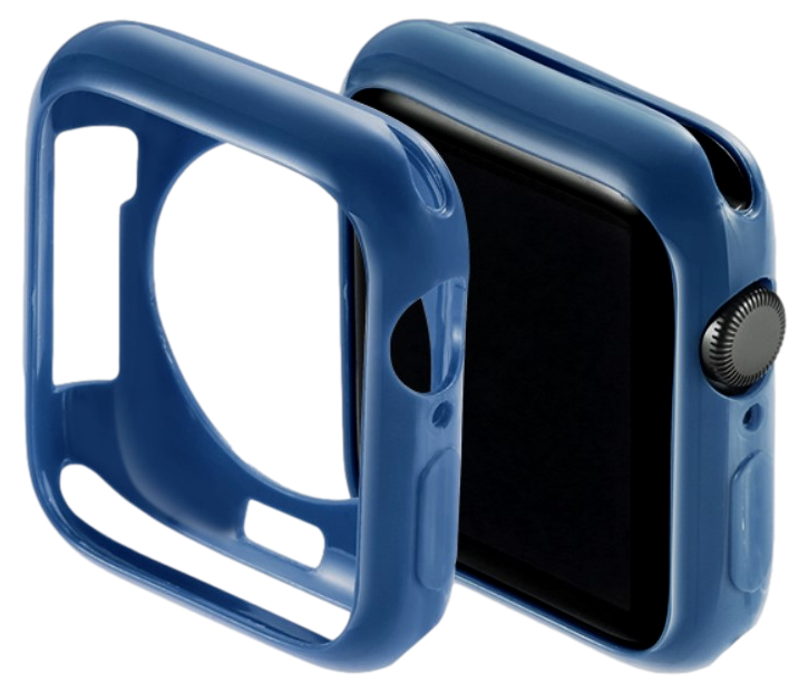 Silikone Cover til Apple Watch 42/44mm-Mørkeblå