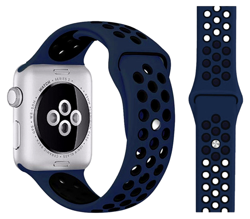 Silikone Sportsrem til Apple Watch 6 - Blå - 38 / 40 / 41 mm