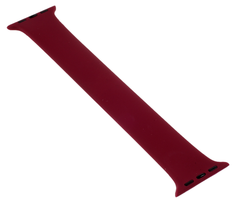 Silikone Rem til Apple Watch 3 38 mm i Solo Loop design - str. M - Lilla