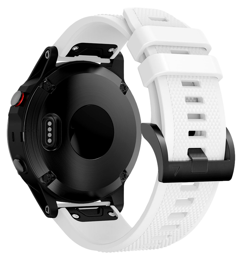 Adley Silikone Rem til Garmin D2 Delta - Hvid