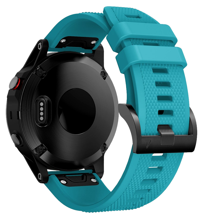 Adley Silikone Rem til Garmin MARQ Adventurer / Athlete / Aviator - Lyseblå