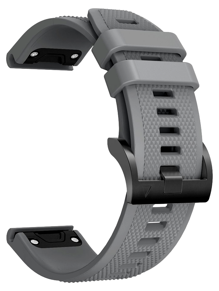 Adley Silikone Rem til Garmin Forerunner 955 / 955 Solar - Grå