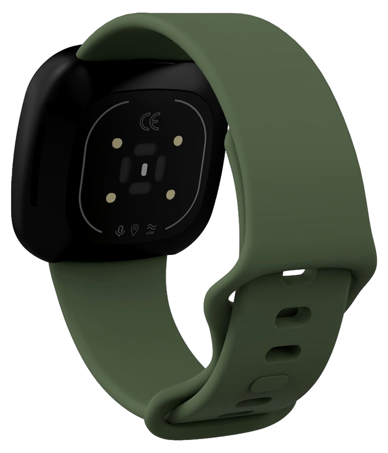 Silikone Rem til Fitbit Sense / Versa 3 - Large-Grøn