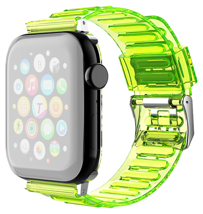 Manino Silikone Rem til Apple Watch 38 / 40 / 41mm - Gul