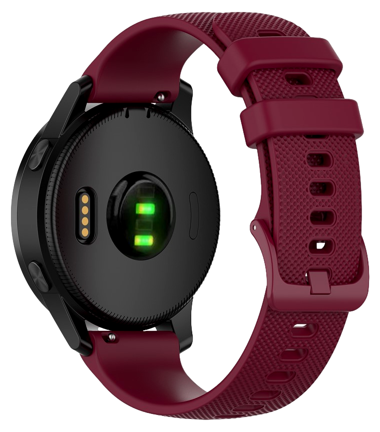 Inez Silikone Rem til Huawei Watch GT 3 / Pro 46mm - Deep Red