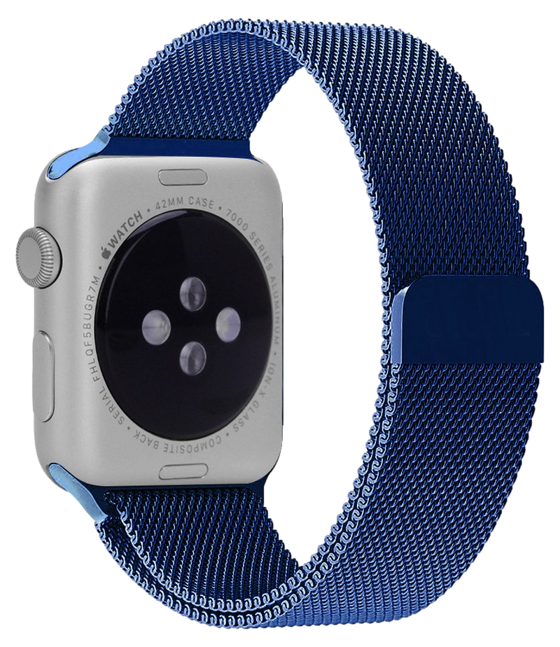 Mesh Rem i Rustfrit Stål til Apple Watch SE - Mørkeblå - 38 / 40 / 41 mm