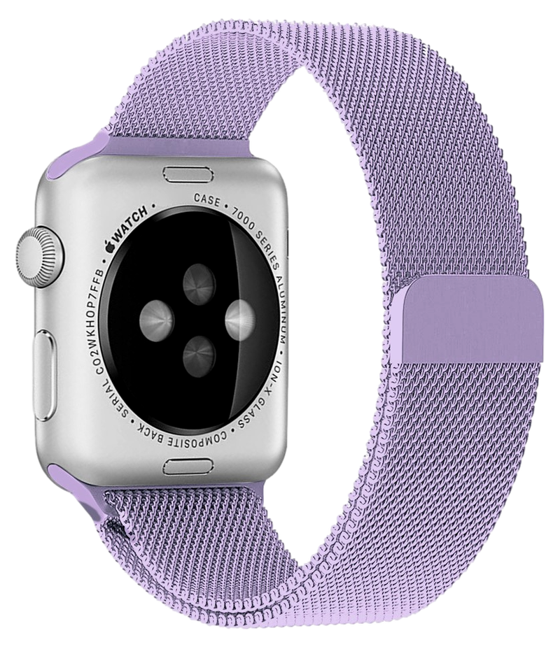 Mesh urlænke i rustfrit stål til Apple Watch 2 - Lilla - 38 / 40 / 41 mm