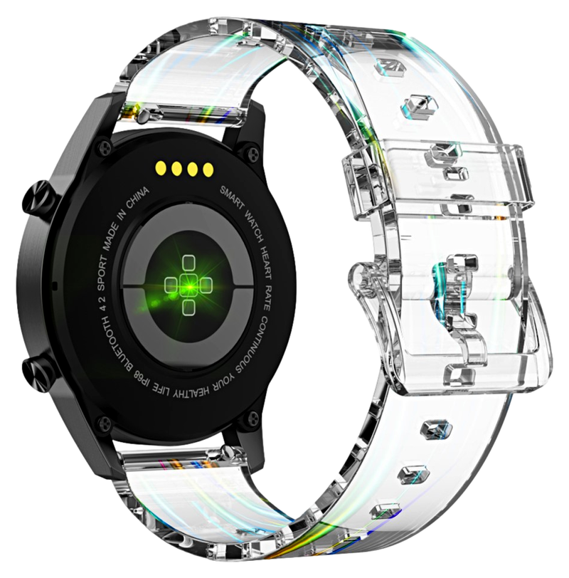 Transparent Bozen Rem til Huawei Watch GT 4 / 5 46 mm - Hvid