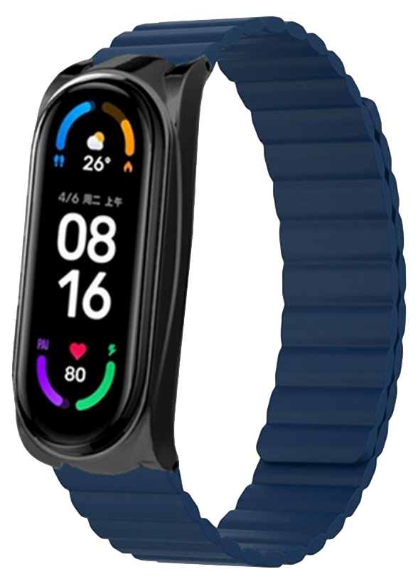 Garda Silikone Rem til Xiaomi Mi Smart Band 5 / 6 / 7-Blå