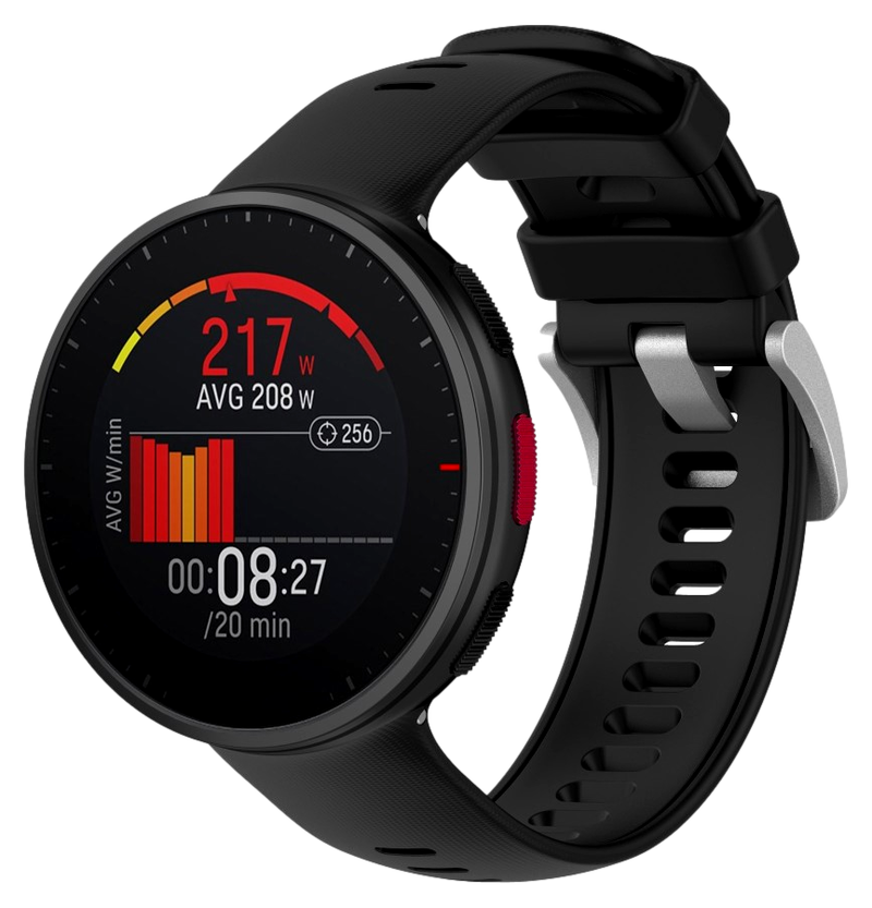 Silikone Rem til Polar Vantage V3 - Sort
