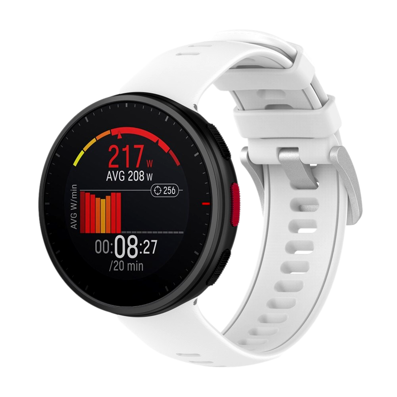 Silikone Rem til Polar Vantage V3 - Hvid