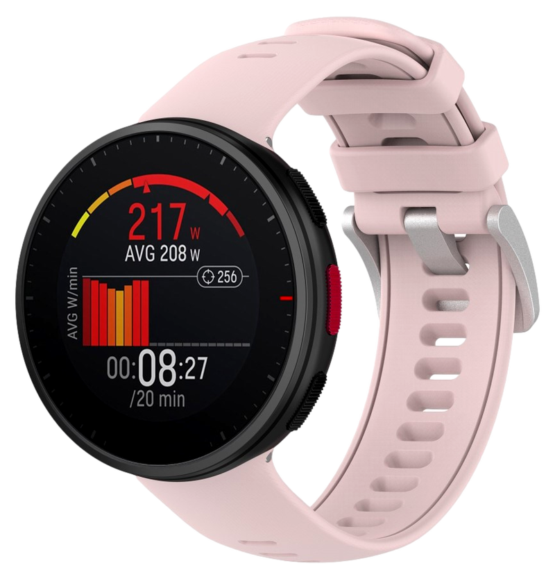 Silikone Rem til Polar Vantage V3 - Lyserød