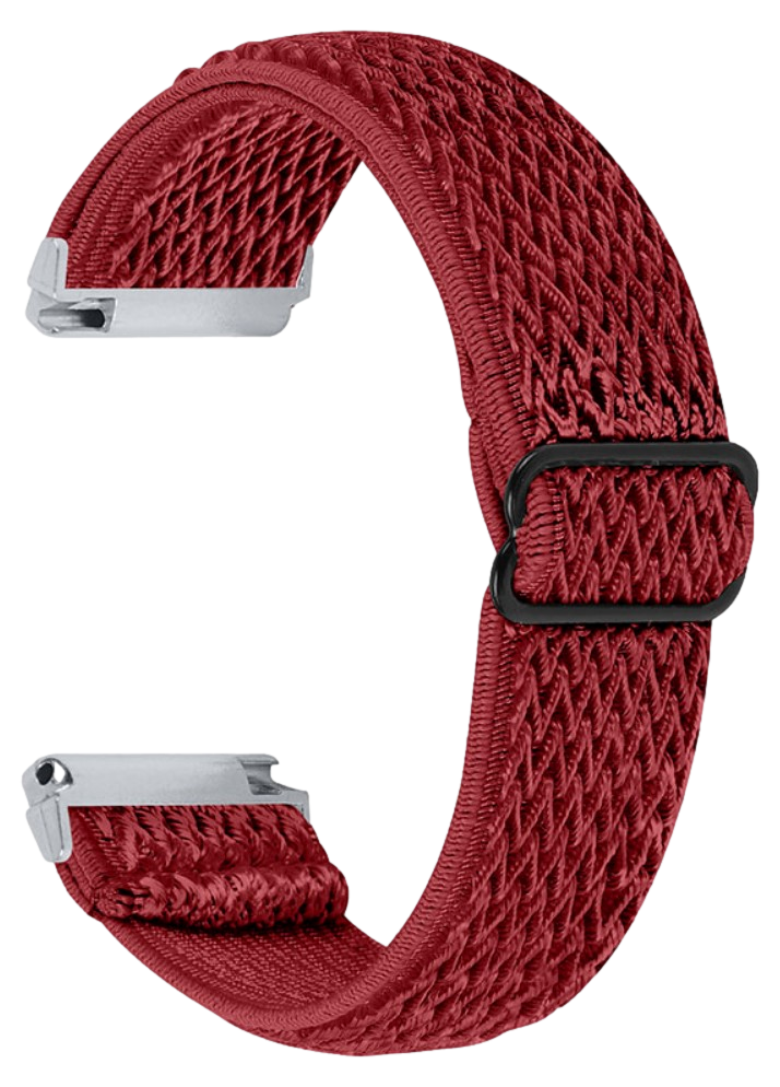 Nylon Rem til Fitbit Versa / Versa Lite / Versa 2-Rød