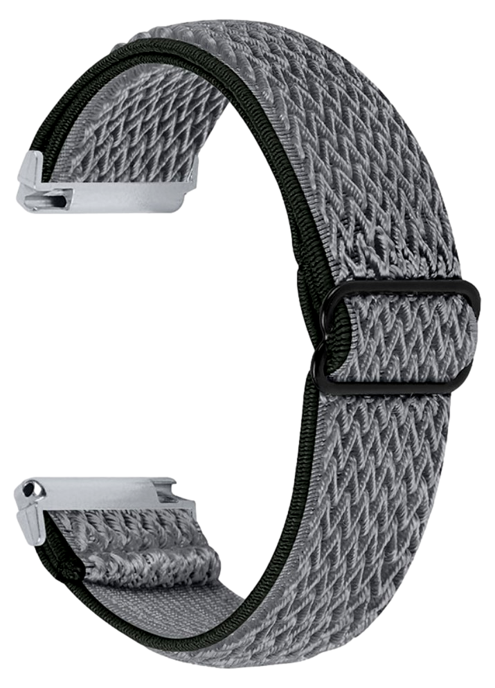 Nylon Rem til Fitbit Versa / Versa Lite / Versa 2-Mørkegrå