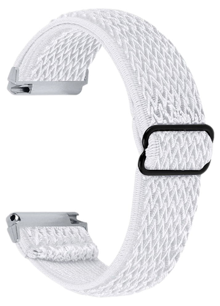 Nylon Rem til Fitbit Versa / Versa Lite / Versa 2-Hvid