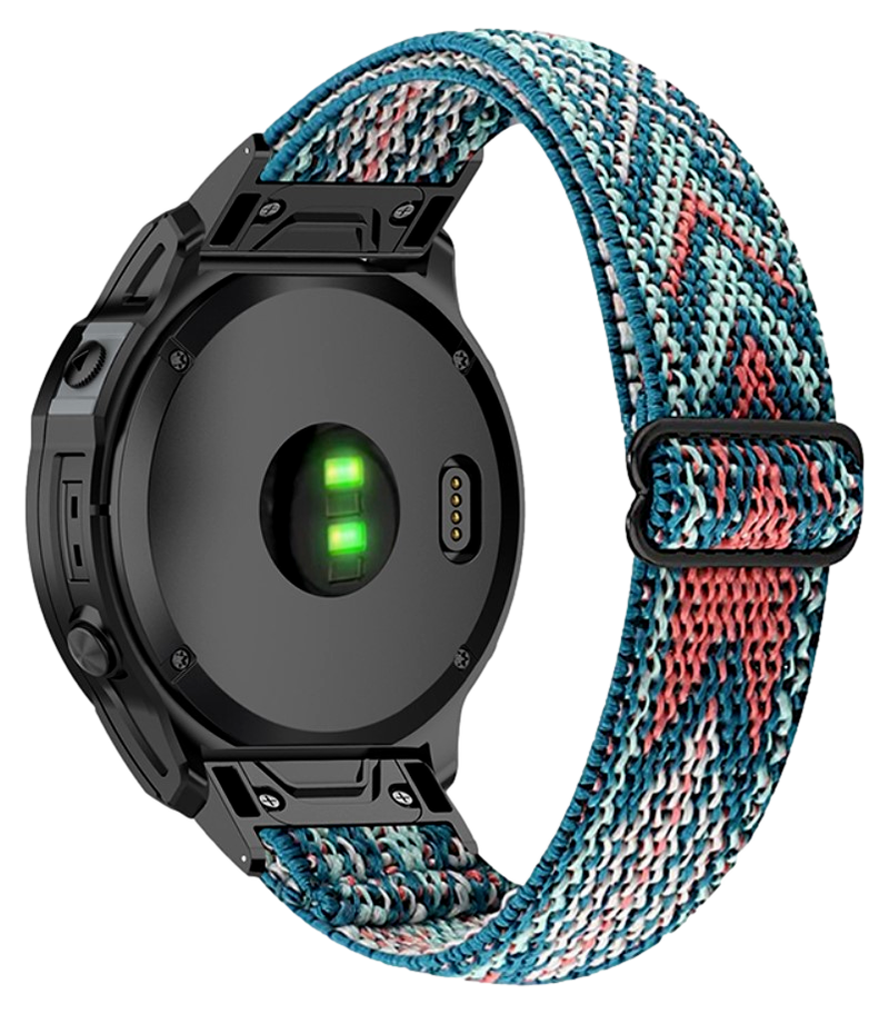Elastisk Nylon Rem til Garmin Fenix 8 / E - 43mm
