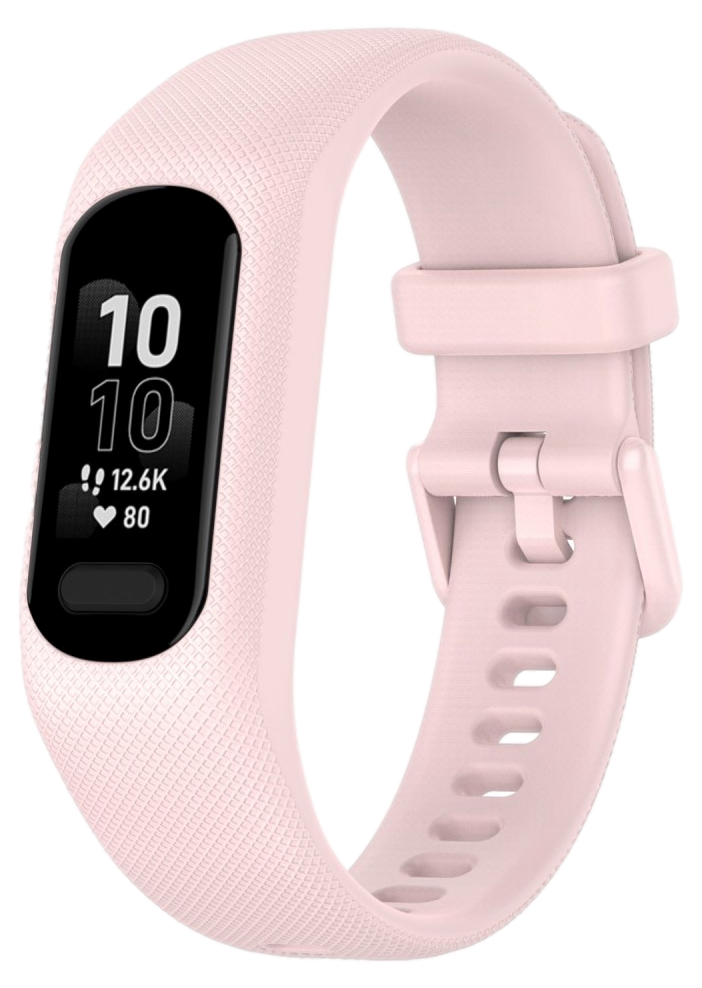Silikone Rem til Garmin Vivosmart 5-Lyserød