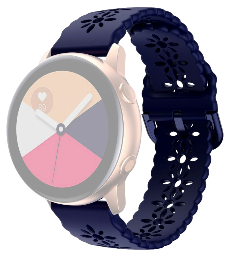 Blossom Silikone Rem til Garmin Vivomove / HR / 3 / Sport / Style / Luxe - Blå