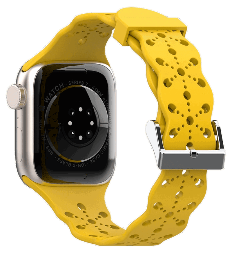 Flower Silikone Rem til Apple Watch 6 / 5 / 4 / SE - 40 mm