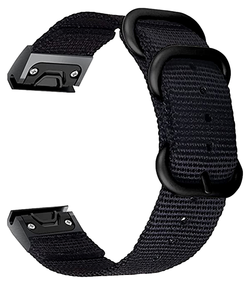 Nato Nylon Rem til Garmin Fenix 5s / 6s / 7s / Epix Pro Gen 2 42mm / Approach S70 42mm
