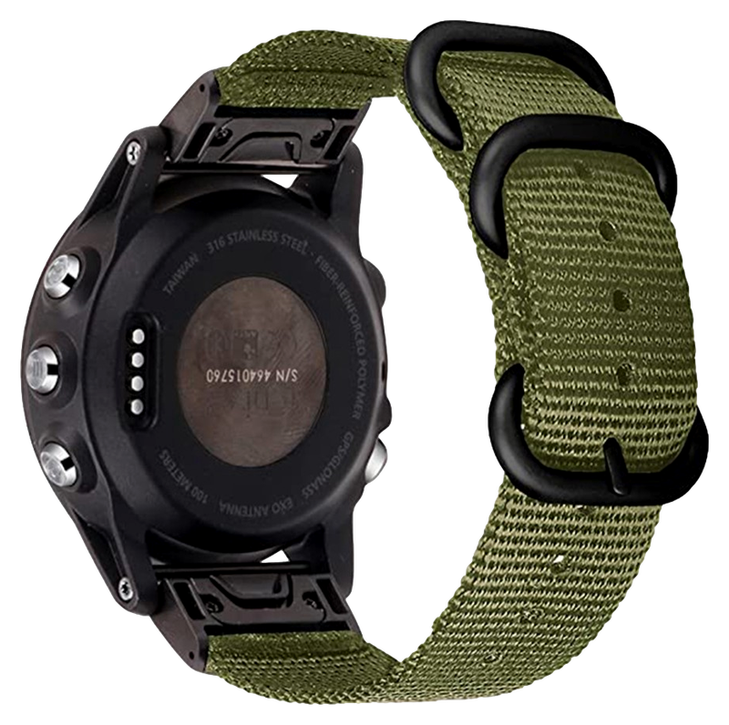 Nato Nylon Rem til Garmin Fenix 5 / 6 / 7 