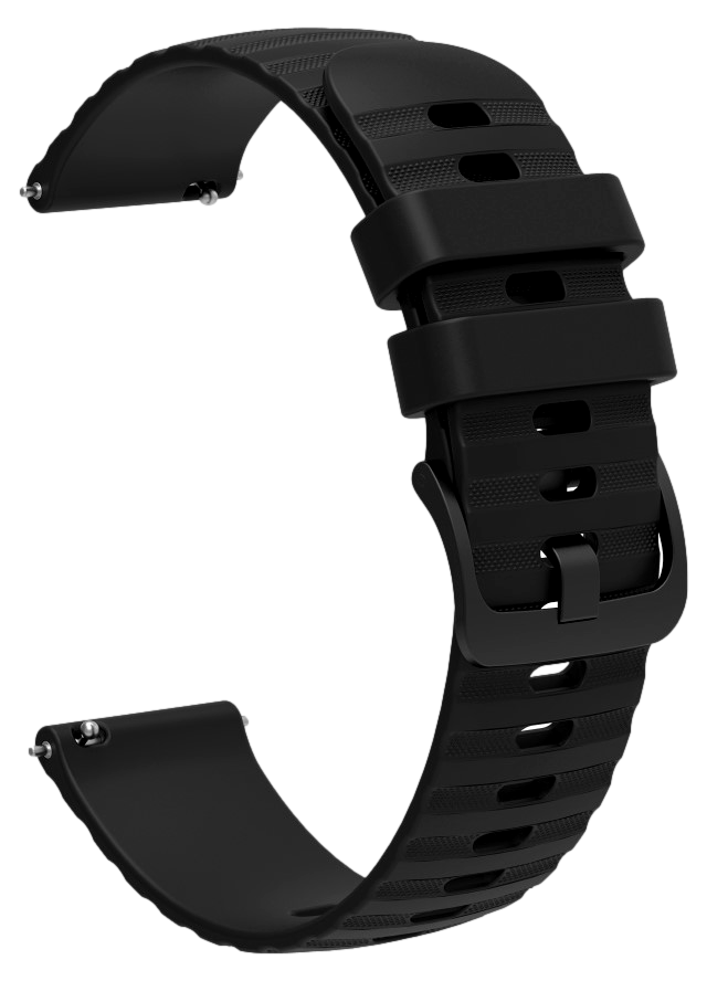 Sports Silikone Rem til Huawei Watch GT 4 / 5 41 mm - Sort