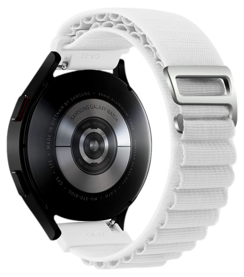 Loop Nylon Rem til Garmin Vivomove 3S - Hvid