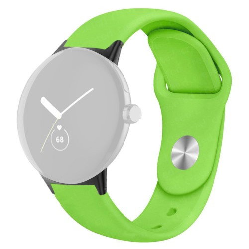 Silikone Sports Rem til Google Pixel Watch 2/3 41mm - Grøn