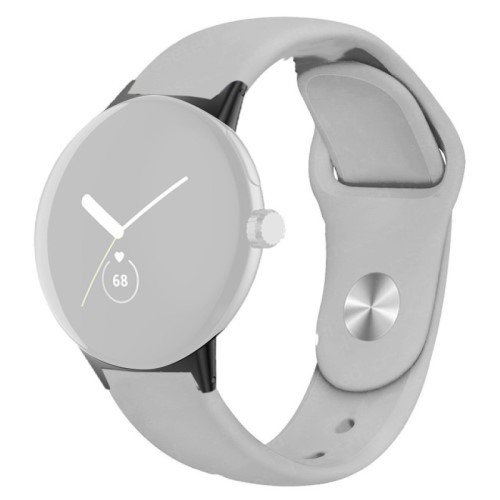 Silikone Sports Rem til Google Pixel Watch 2/3 41mm - Grå