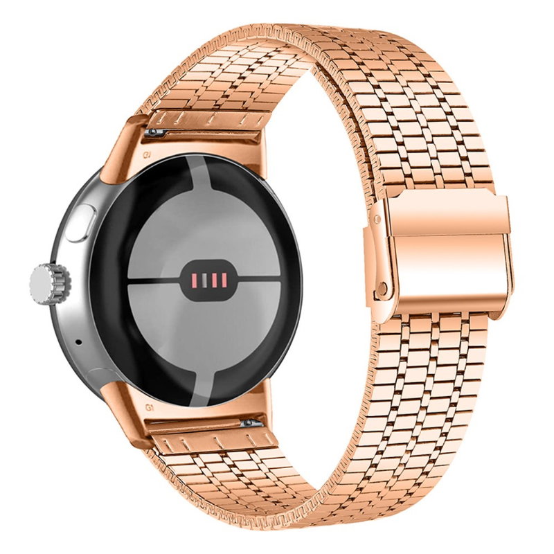 Rem i Rustfrit Stål til Google Pixel Watch 2/3 41mm - RosaGuld