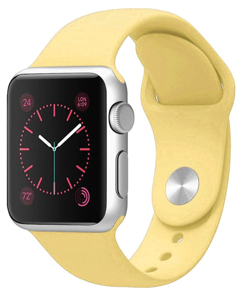 Sportsrem til Apple Watch 38 / 40 / 41 mm - Lysegul